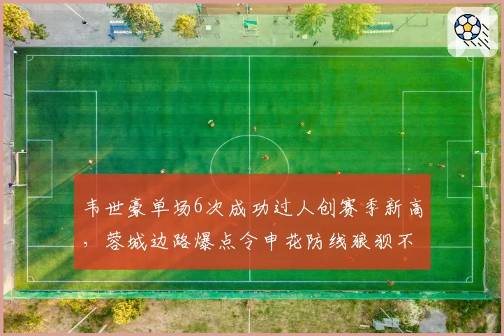 韦世豪单场6次成功过人创赛季新高,蓉城边路爆点令申花防线狼狈不堪